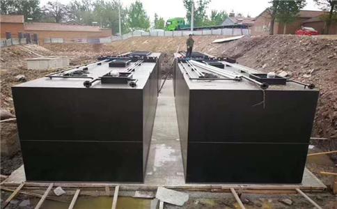 酒泉地区碳钢一体化污水处理设备安装